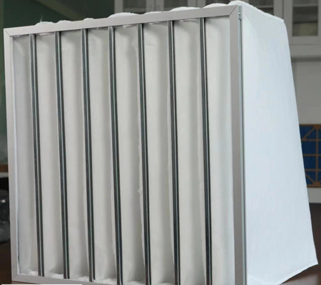 Polyester Pocket Air Inlet Filters For Gas Turbines Aluminum Alloy Frame