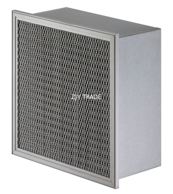 Heat Resistant Fiberglass Filter Galvanized Steel Frame For Drying Oven Paint Booth