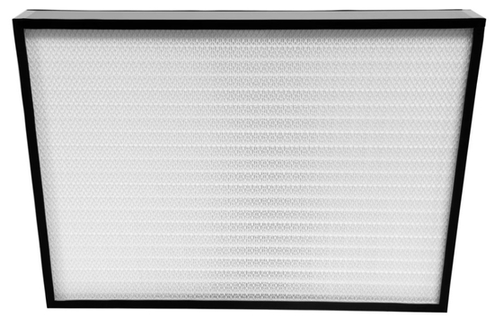 MDF HEPA Pleated Filter Element Lightweight Aluminum Glass Fiber Media