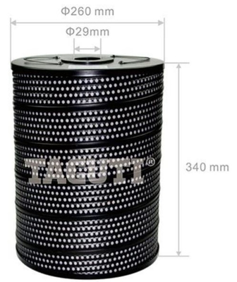 2060835 YT-17 Wire EDM Filters , Mitsubishi DW-17 EDM Oil Filter