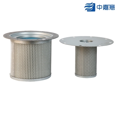Stainless Steel 4ppm Air Coalescing Filter , 00250100-755/756 Oil Separator Kit