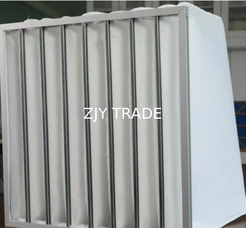 Synthetic Air Inlet Gas Turbine Filter 400Pa Pocket Type EPDM Gasket